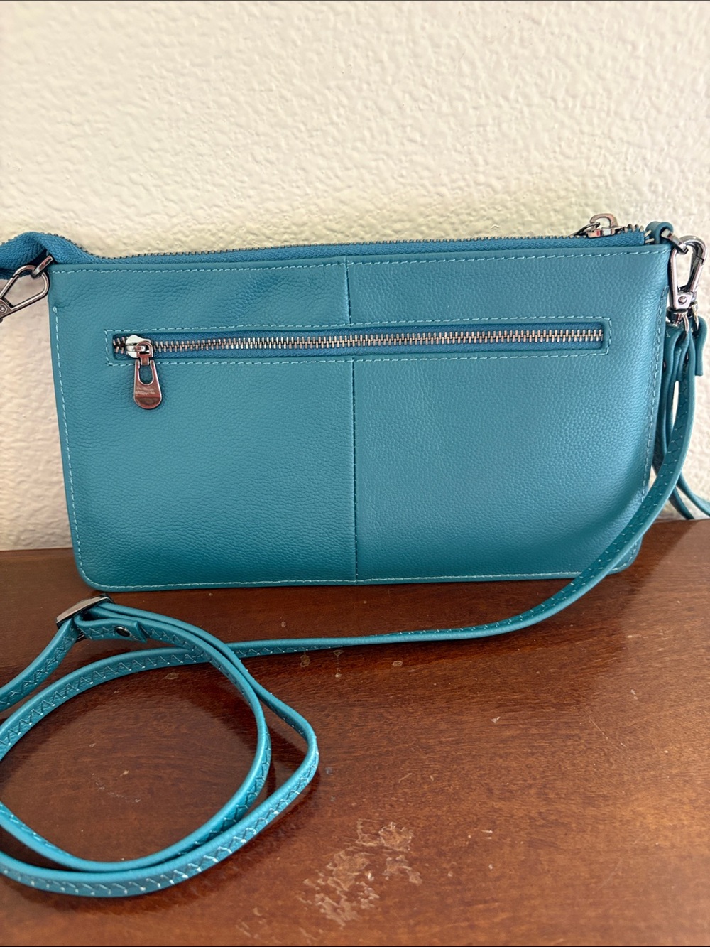 Teal Crossbody/Clutch